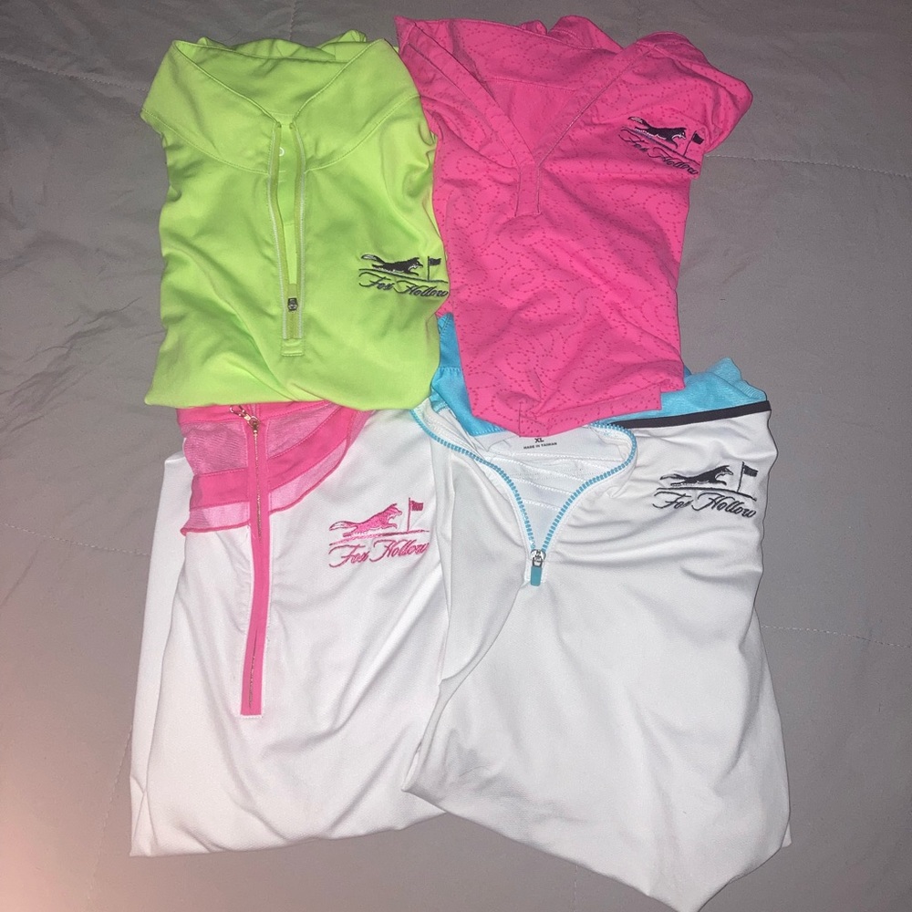Women’s EPNY Fox Hollow Golf Course 4 golf shirt bundle, all size XL